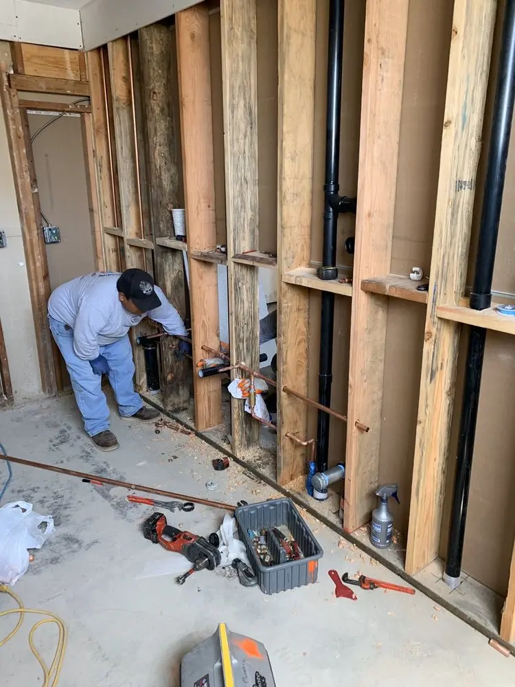 Commercial rough-in plumbing for Gas Line Repair in Penney Farms